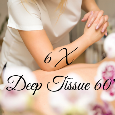 6 massages Deep Tissue 60'